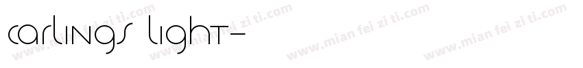 Carlings Light字体转换